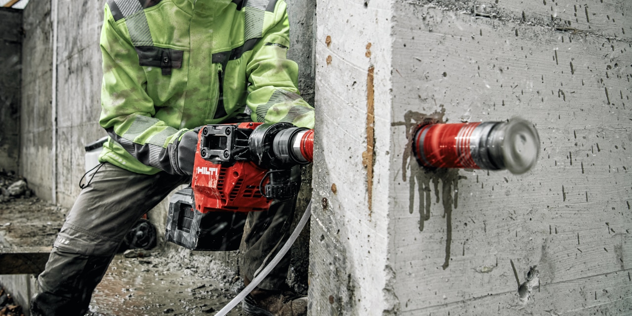 DD 150-U-22 cordless core drill