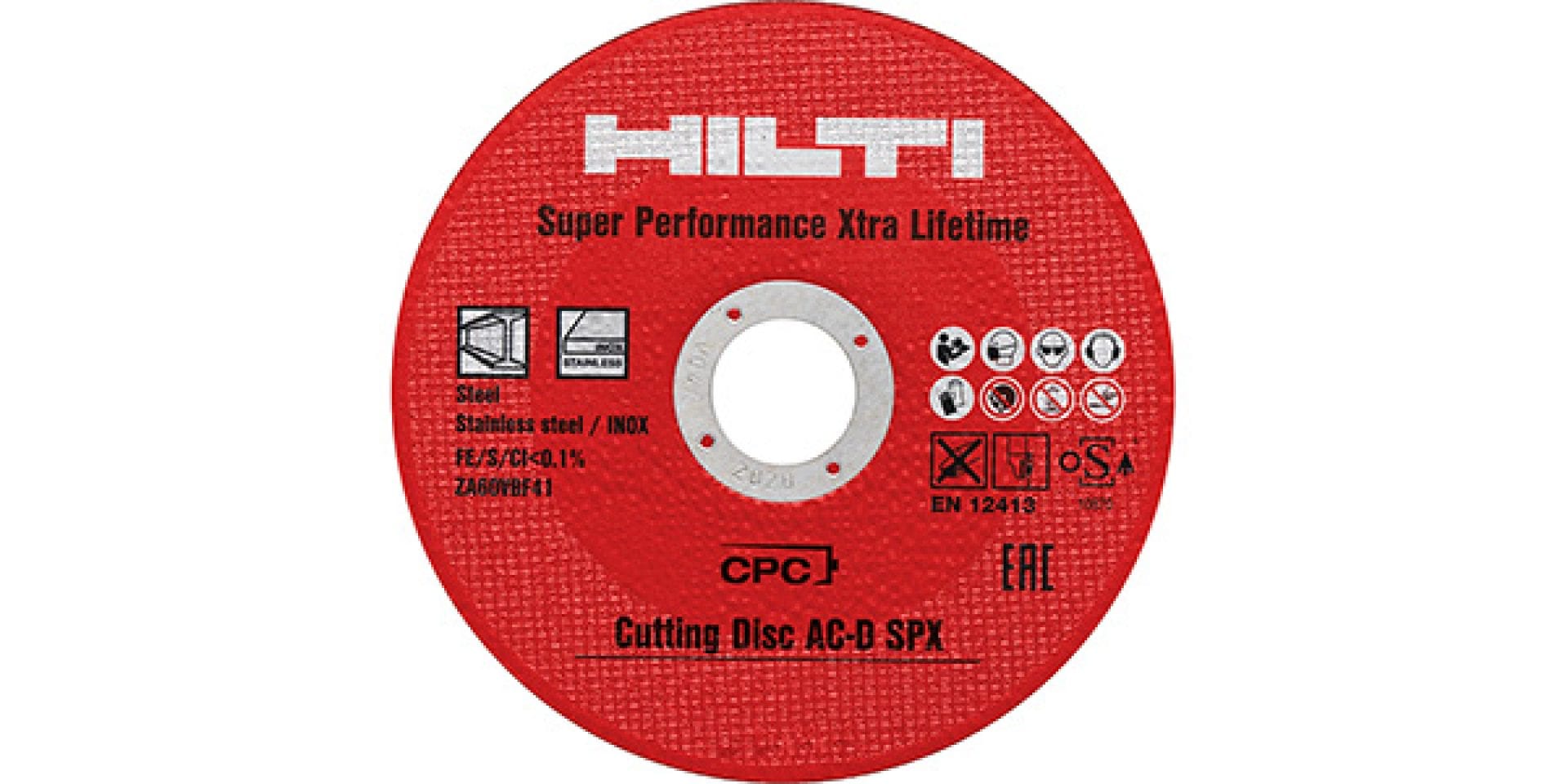 Ultimate abrasive cutting disc for metals offering extra-long lifetime and extra-high cutting speed.
