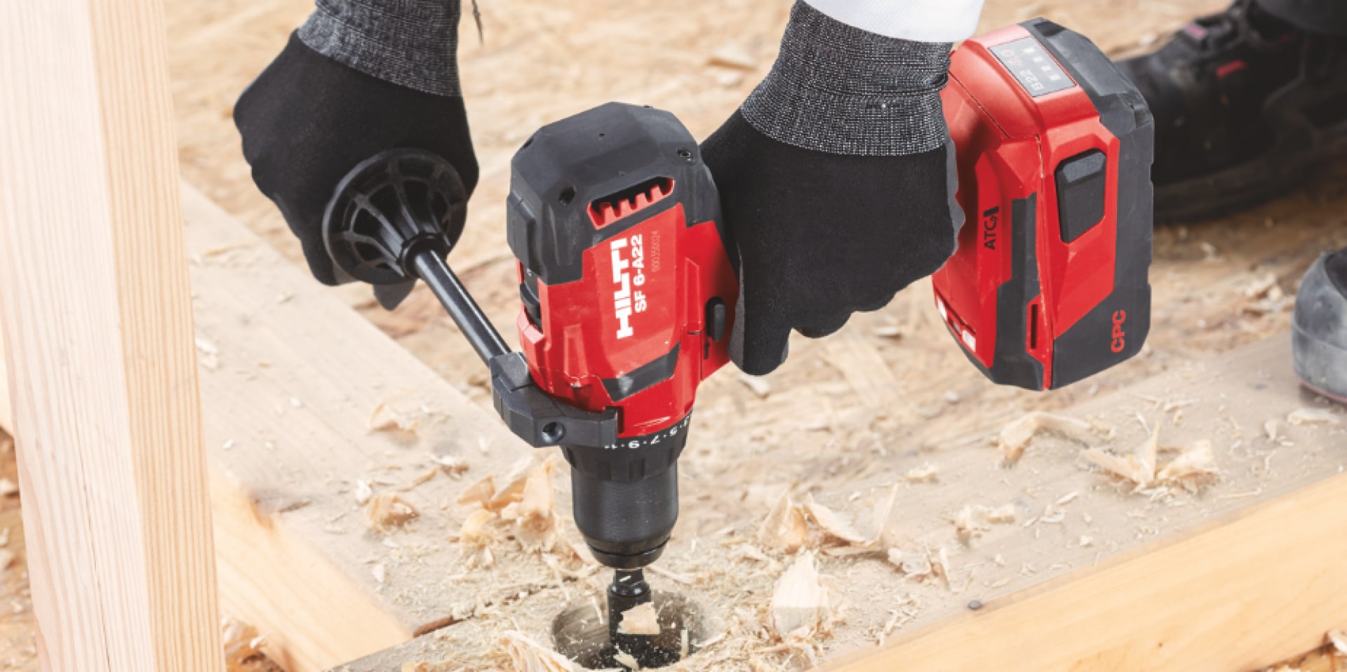 The SF 6-A22 and SF 6H-A22 is compatible with the full range of 22V tools