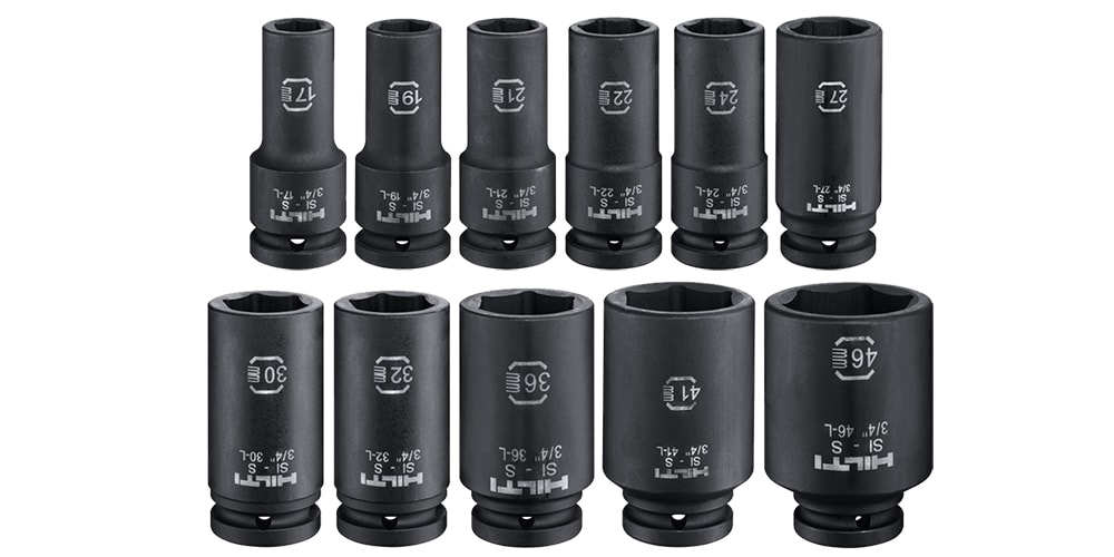 Hilti-long-impact-sockets