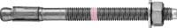 HST2-R V3 Wedge anchor High-performance wedge anchor (M8-M16) for static and seismic loads in cracked concrete (stainless steel)