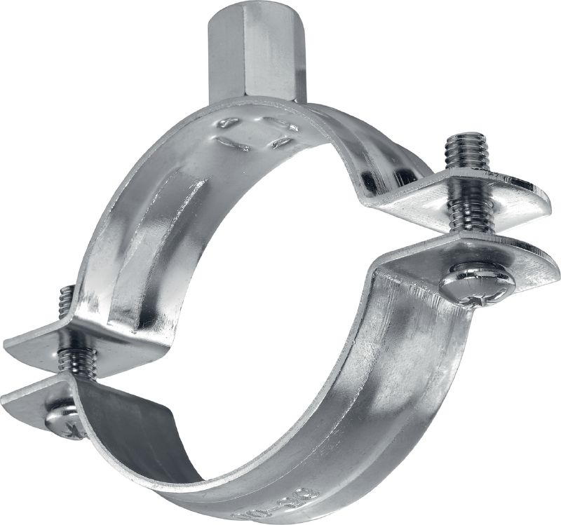 MPN-R Pipe clamp Stainless steel (A4) pipe clamp without sound insulation for medium-duty applications