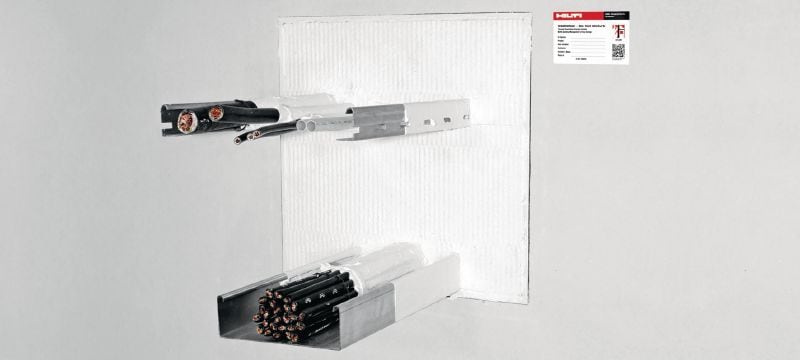 CFS-CT B Firestop board Firestop coated board well suited for EI120 double board systems. Applications 1