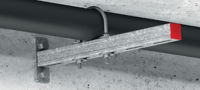 MP-UB OC U-Bolt (metric) Outdoor coated (OC) U-bolt for universal piping applications Applications 1