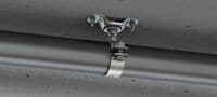 MFP-CSL-I Fixed point compact Galvanized compact fixed point with sound insulation for extra-light-duty applications up to 2 kN Applications 1