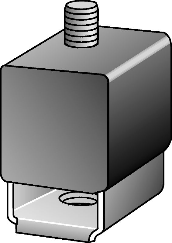 MVI-TB insulating connector Galvanized insulating connector/silencer for use with tensile loads