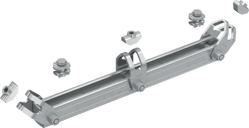 MQI-AT Steel beam connector Galvanized steel beam connector for fastening MQ strut channels directly to steel beams