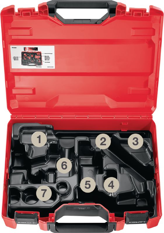 Tool case Cordl. kit 12V 3 tools empty Tool Cases and Softbags