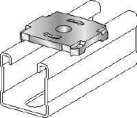 MQZ-L-F Bored plate Hot-dip galvanized (HDG) bored plate for trapeze assembly and anchoring