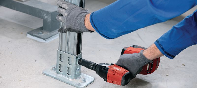 SIW 6AT-A22 מברגת אימפקט מברגת אימפקט Power-class ‏22 וולט מומנט קל עם פין קיבוע קפיצי 1/2 אינץ' לעיגון וחיבור ברגים יישומים 1