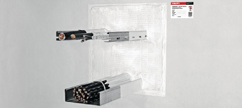 CFS-CT B Firestop board Firestop coated board well suited for EI120 double board systems. Applications 1