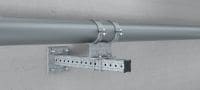 MIA-BO U-bolt Hot-dip galvanized (HDG) U-bolt for fastening pipe shoes to MI girders Applications 1