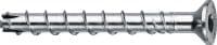 HUS4 T-C screw anchor High-performing countersunk head screw anchor for fastening to tough concrete (carbon steel)