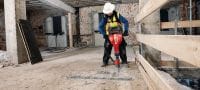 TE 2000-22 TE-S Cordless jackhammer Powerful and light battery-powered jackhammer for breaking up concrete and other demolition work (Nuron battery platform) Applications 4