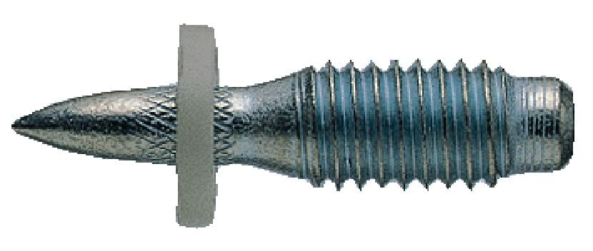 X-EM8H P12 Threaded studs Carbon steel threaded stud for use with powder actuated nailers on steel (12 mm washer)