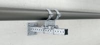 MIC-C90-D Bracket Hot-dip galvanized (HDG) box profile bracket for connections to concrete in heavy-duty applications Applications 1