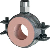 MI-CF LS Refrigeration pipe clamp Galvanized pipe clamp with load sharing for refrigeration applications with a variety of insulation thicknesses