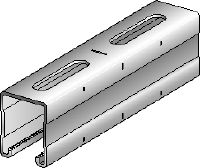 MQ-52-R C-Channel profile Stainless steel (A4) C-Channel profile for medium-duty applications