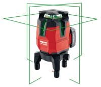 PM 40-MG Multi-line laser Multi-line laser with 3 green lines for plumbing, leveling, aligning and squaring