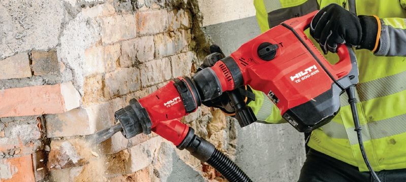 TE 500-AVR SDS-Max chipping hammer Versatile SDS Max (TE-Y) demolition hammer for light-duty chiseling in concrete and masonry, with Active Vibration Reduction (AVR) Applications 1
