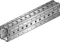 MI Installation girder Hot-dip galvanized (HDG) installation girders for constructing adjustable, heavy-duty MEP supports and modular 3D structures