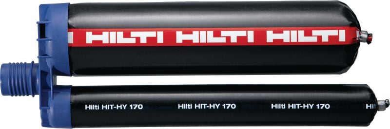 HIT-HY 170 Adhesive anchor High-performance injectable hybrid mortar with everyday approvals for post-installed rebar and anchoring in both concrete and masonry