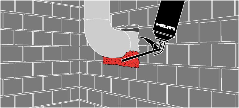 CF-I 50 ECO GV filling foam Re-usable nozzle foam ideal for sealing, filling and insulating gaps and cracks Applications 1