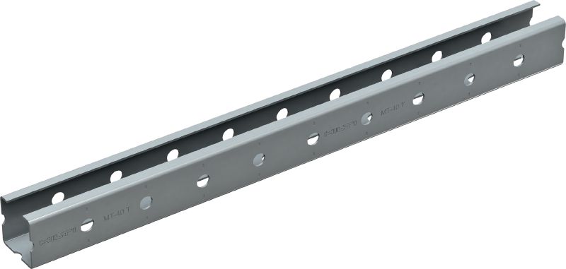 MT-40 T OC Basic profile Light-duty basic profile for use in outdoor environments