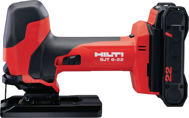 SJT 6-22 Cordless jigsaw Powerful barrel-grip cordless jigsaw with longer run time for precise straight or curved cuts (Nuron battery platform)