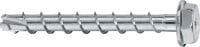 HUS3-H 6 Concrete screw anchor Ultimate-performance screw anchor for quicker permanent fastening in concrete (carbon steel, hex head)