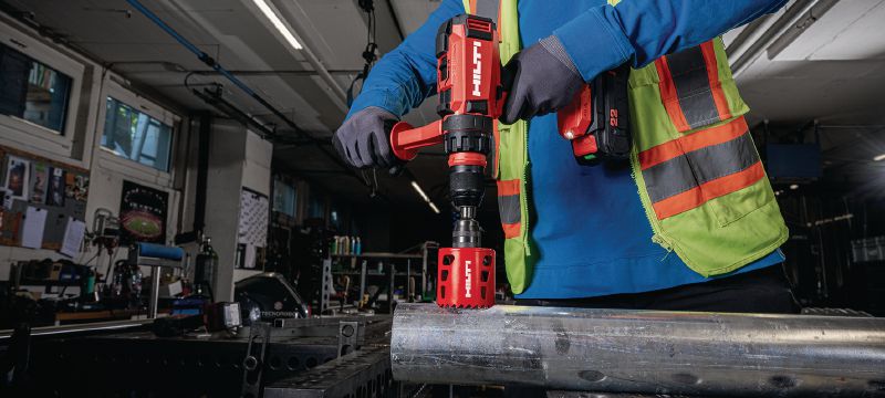 SF 8M-22 Cordless drill driver Cordless drill driver with interchangeable chucks, more torque, higher RPM and adjustable speed Applications 1