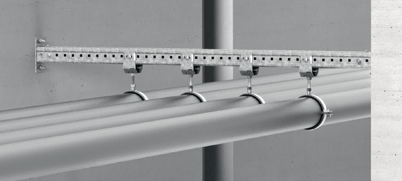MIC-TRC Connector Hot-dip galvanized (HDG) connector for fastening (M16) threaded rods to MI girders Applications 1