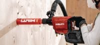 DD 150-U-22 cordless core drill Cordless diamond coring machine for handheld or rig-based coring from 52-162 mm (2 – 6-3/8) in concrete or up to 252mm (10) in masonry (Nuron battery) Applications 4
