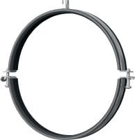 MV-PI Ventilation Pipe clamp Galvanized ventilation pipe clamp with sound insulation for high productivity in spiral duct applications