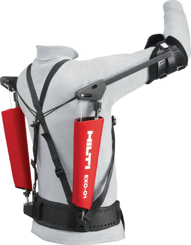 Overhead exoskeleton Passive exoskeleton to help relieve strain on shoulders and arms during overhead installation work