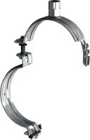 MP-U Quick-close pipe clamp Premium galvanized pipe clamp with quick closure for high productivity in medium-duty applications (no sound inlay)