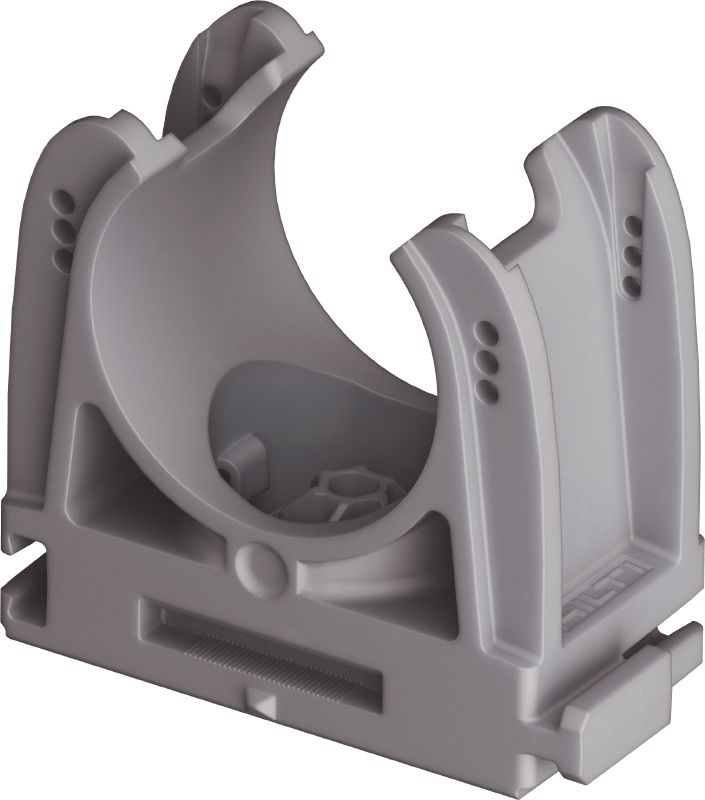X-EKS MX (02) Conduit clip Plastic conduit clip optimized for collated nails and compatible with a wide variety of fastening methods and base materials
