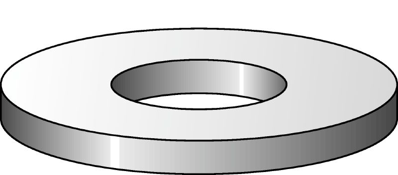 Galvanized flat washer ISO 7089 Galvanized flat washer corresponding to ISO 7089