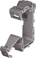 X-ECH MX (02) Cable holder Plastic bunched cable holder optimized for collated nails and compatible with a wide variety of fastening methods and base materials