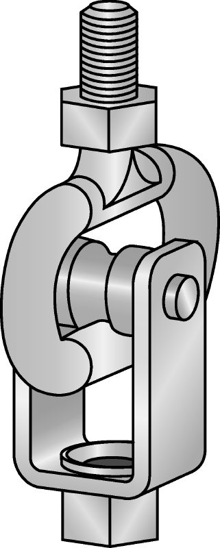 MPSG Swivel slide connector Premium galvanized swivel slide connector for heating and refrigeration applications