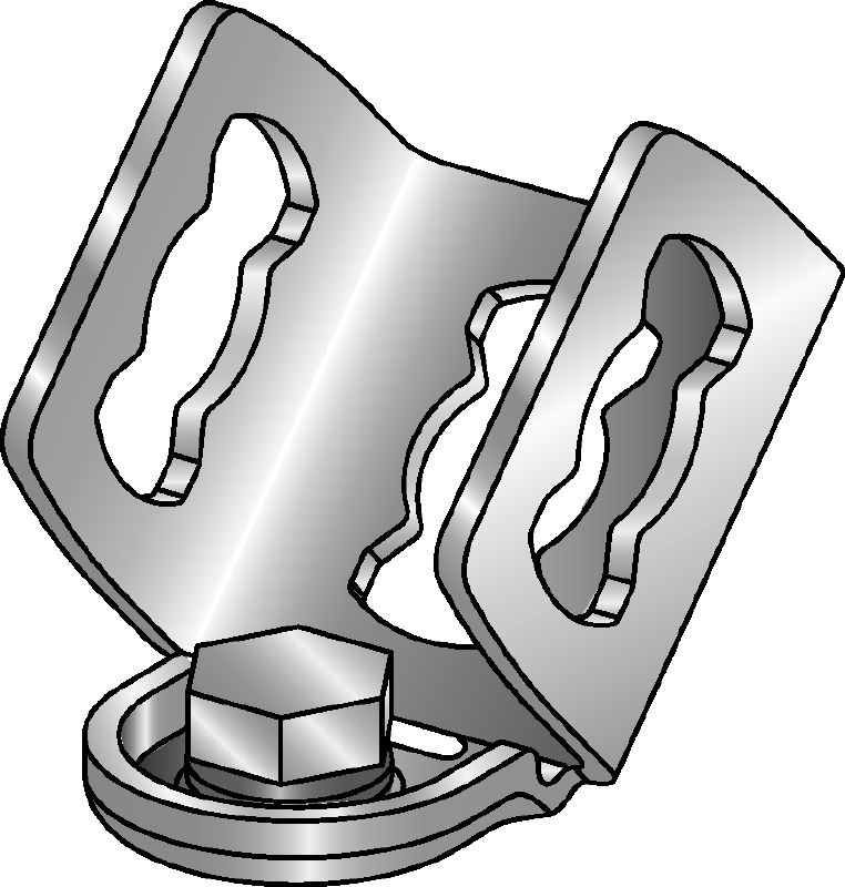 MQ3D-F connectors Hot-dip galvanized (HDG) elements for assembling 3D structures on site
