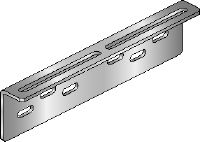 MIC-UB Connector Hot-dip galvanized (HDG) connector for fastening U-bolts to MI girders with greater adjustability