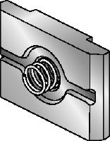 Flat washer DIN 125 M12 HDG Hot-dip galvanized (HDG) plate for easier fastening and one-handed adjustment of MI and MIQ connectors