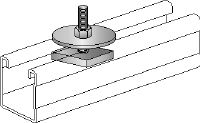 HHK 41 T-head bolt Standard galvanized T-head bolt for connecting pipe clamps to MQ strut channels