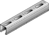 MM-C-30 Galvanized 30 mm high MM strut channel for light-duty applications