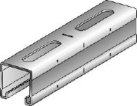 MQ-41-HDG plus C-Channel profile Hot-dip galvanized (HDG plus) C-Channel profile for medium-duty applications