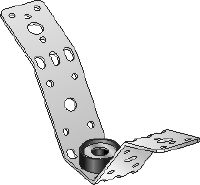 MVA-S ventilation support Galvanized air duct hangers for fastening round air ducts with sound insulation