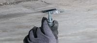 X-TH Threaded Stud plate Metal pipe clamp mount with pre-installed threaded stud for light-duty electrical/mechanical fastenings on ceilings and use with collated nails Applications 1