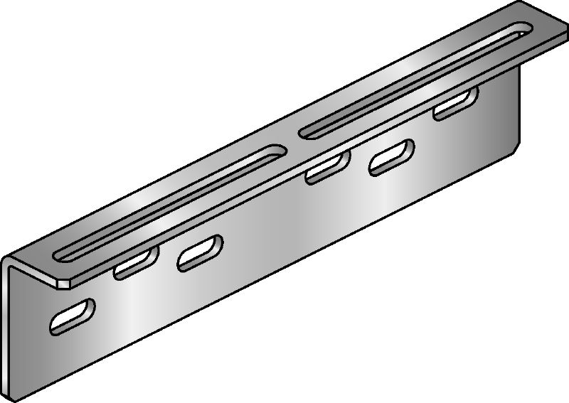 MIC-UB Connector Hot-dip galvanized (HDG) connector for fastening U-bolts to MI girders with greater adjustability