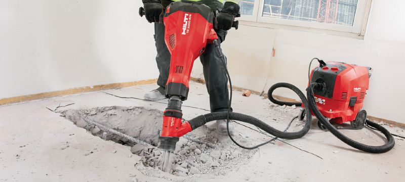 TE 2000-AVR TE-S electric jackhammer Powerful and extremely light TE-S breaker for concrete and demolition work Applications 1